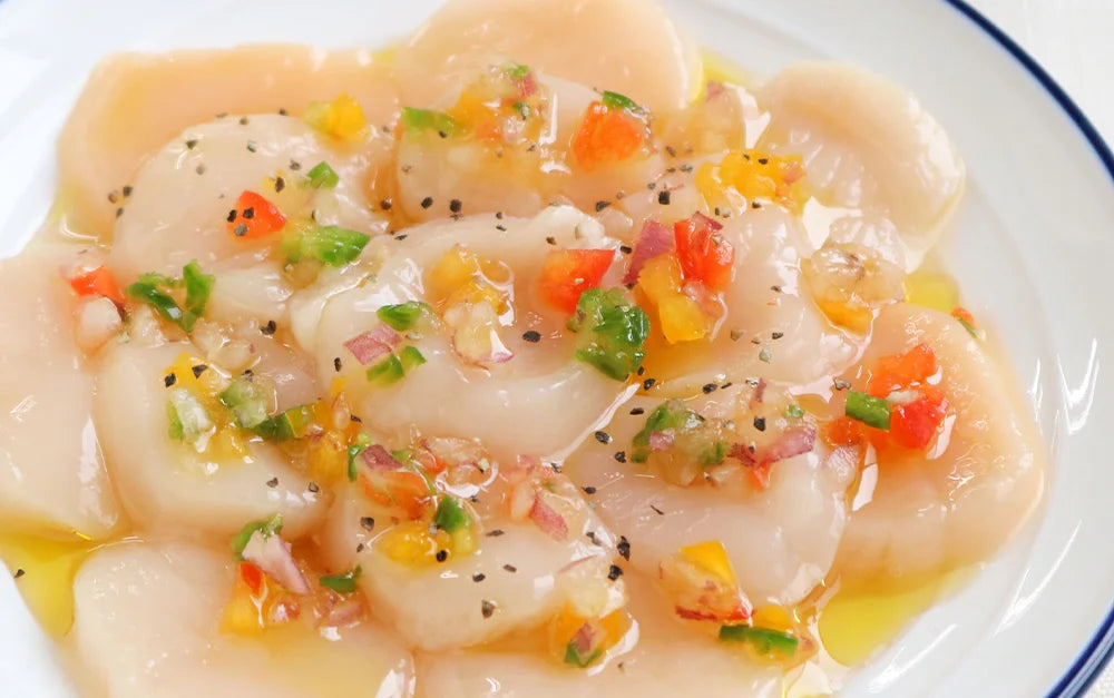 ＜Irizake＞ Scallop carpaccio
 &ndash; Fundodai Online Store